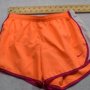 Nike Women's Running Shorts Orange Size Large Gently Used #0120